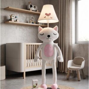 Gato Branco Grande 130 cm